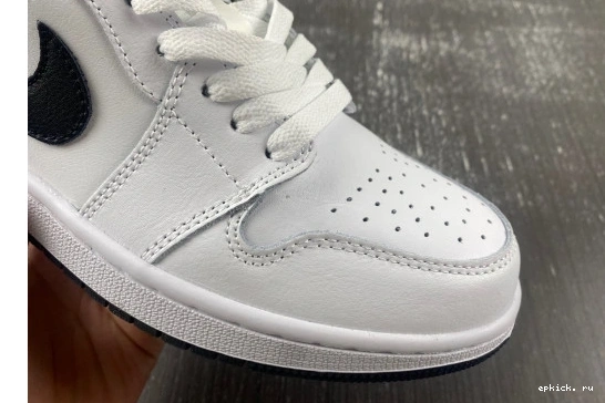 Rep EP 553558-132 553558-132 Low  Air and 1 Jordan black white 0215